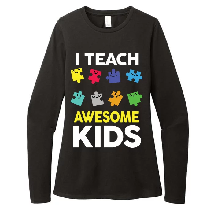 I Teach Awesome Kids Womens CVC Long Sleeve Shirt