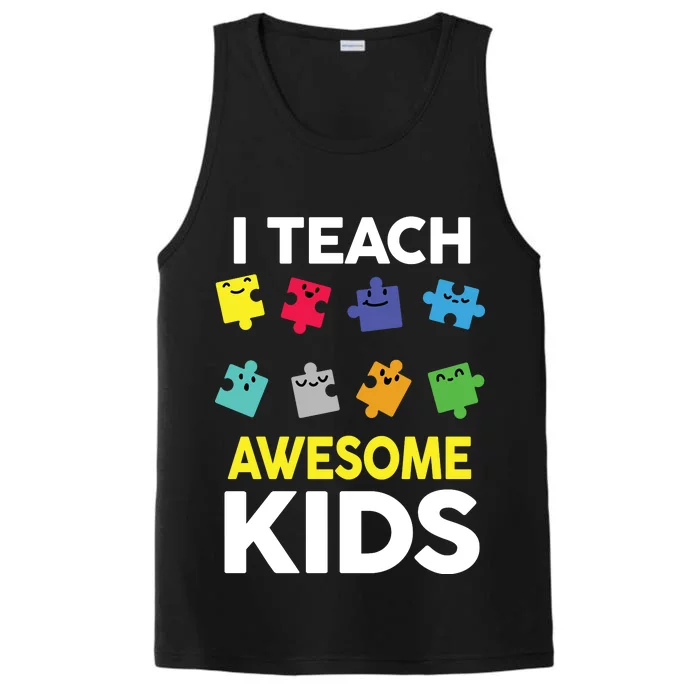 I Teach Awesome Kids Performance Tank