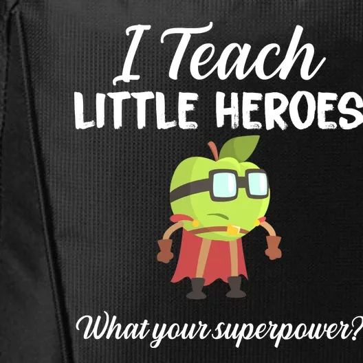 I Teach Little Heroes City Backpack