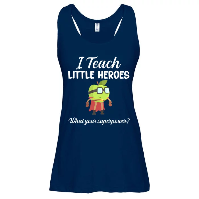 I Teach Little Heroes Ladies Essential Flowy Tank