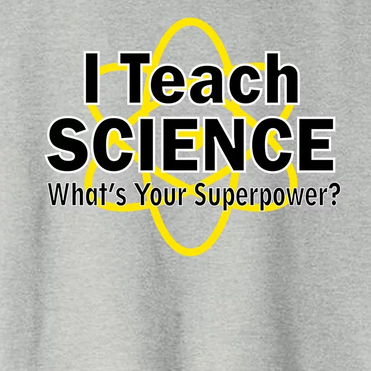 I Teach Science What's Your Superpower? Women's Crop Top Tee