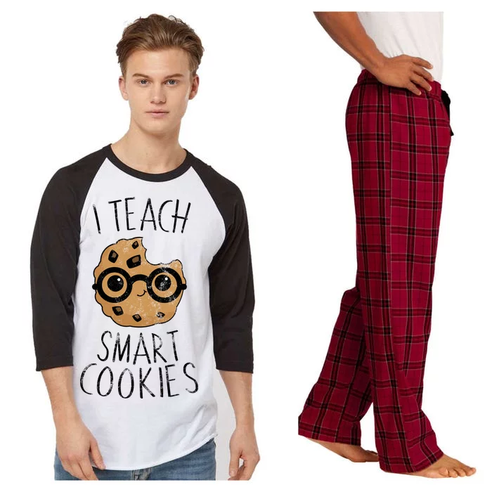 I Teach Smart Cookies Raglan Sleeve Pajama Set