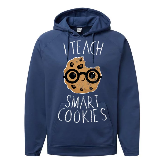 I Teach Smart Cookies Performance Fleece Hoodie