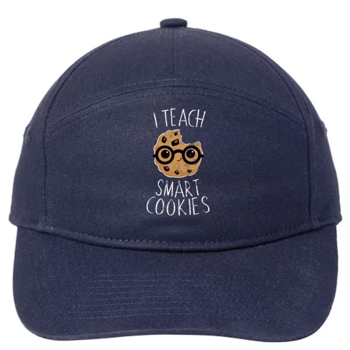 I Teach Smart Cookies 7-Panel Snapback Hat