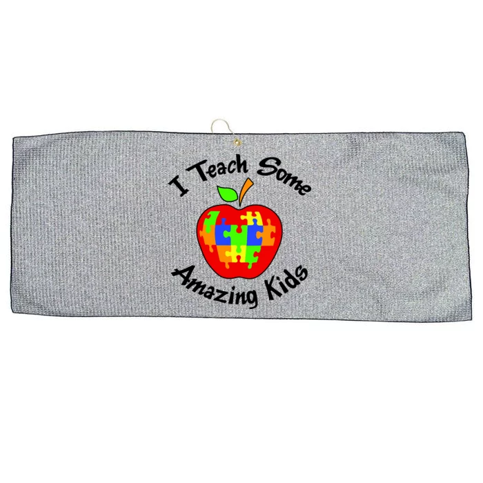 I Teach Some Amazing Kids Large Microfiber Waffle Golf Towel