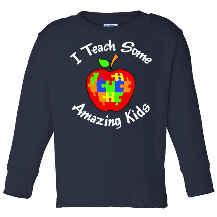 I Teach Some Amazing Kids Toddler Long Sleeve Shirt