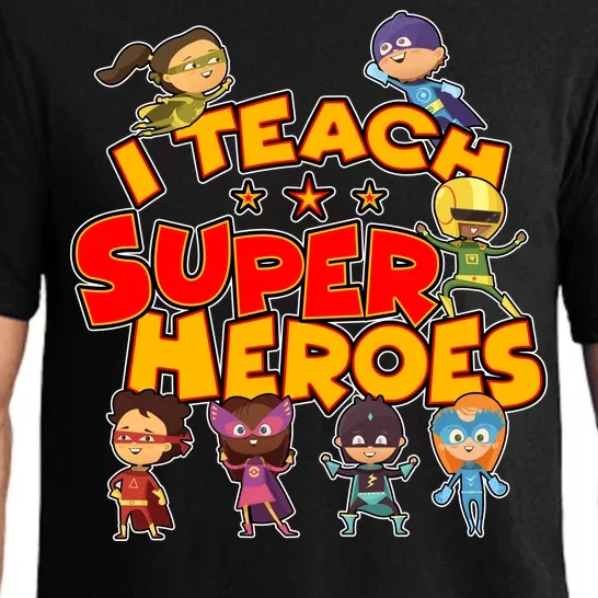 I Teach Superheroes Pajama Set