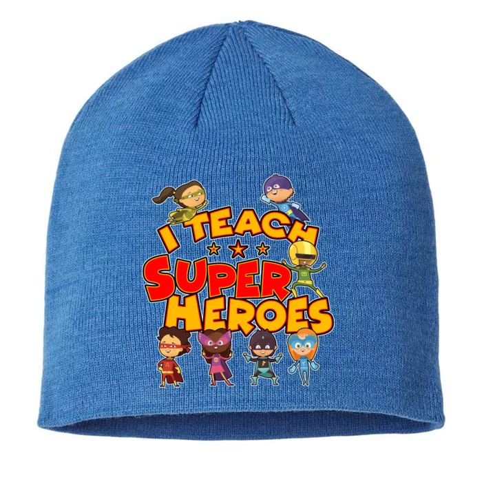 I Teach Superheroes 8 1/2in Sustainable Knit Beanie