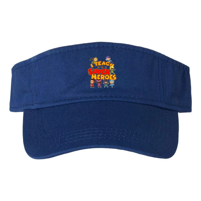 I Teach Superheroes Valucap Bio-Washed Visor