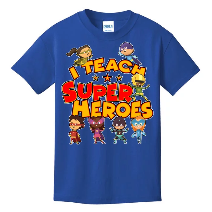 I Teach Superheroes Kids T-Shirt