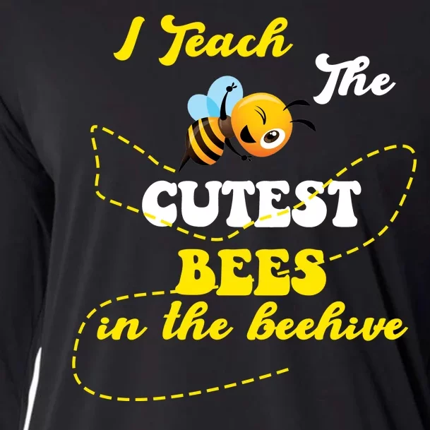 I Teach The Cutest Bees In The Hive Cooling Performance Long Sleeve Crew