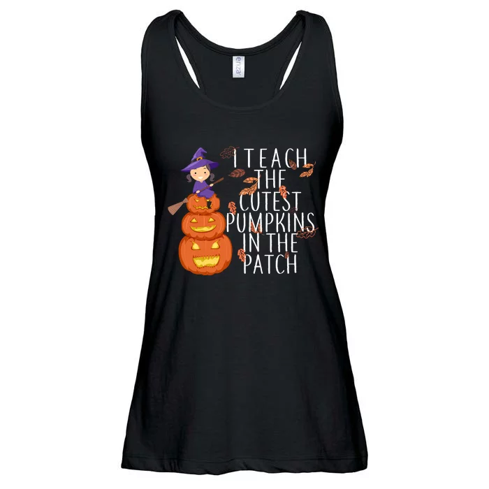 I Teach The Cutest Pumpkins in the Patch Ladies Essential Flowy Tank