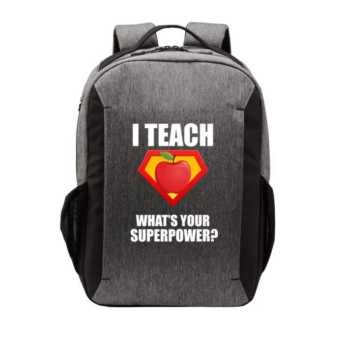 I Teach What Your Superpower? Vector Backpack