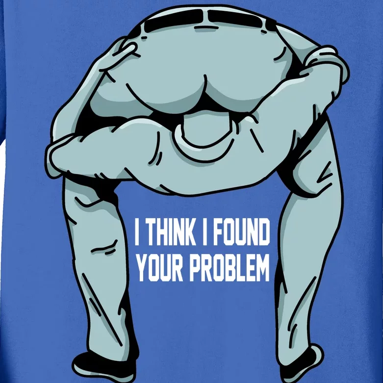 I Think I Found Your Problem Kids Long Sleeve Shirt