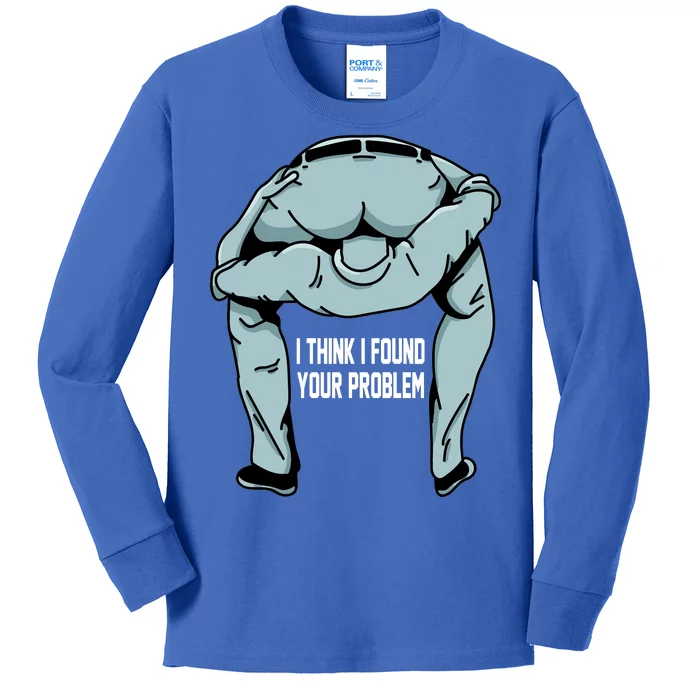 I Think I Found Your Problem Kids Long Sleeve Shirt