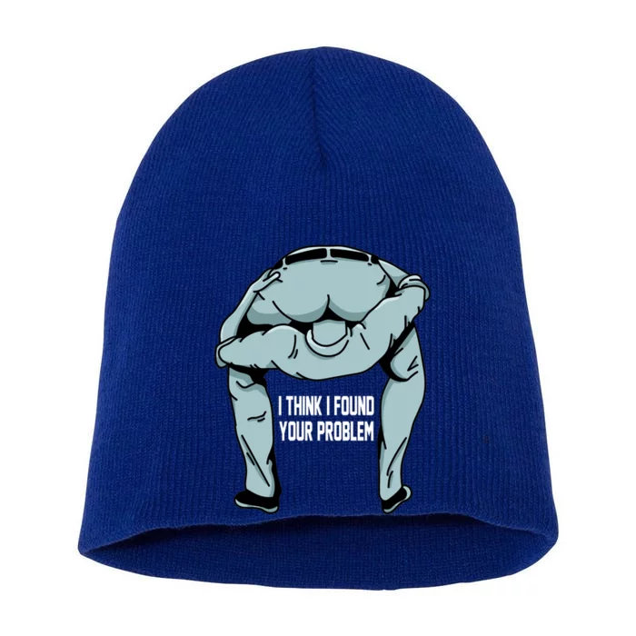 I Think I Found Your Problem Short Acrylic Beanie