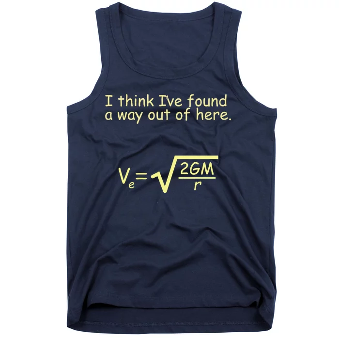 I Think I've Found A Way Out Tank Top