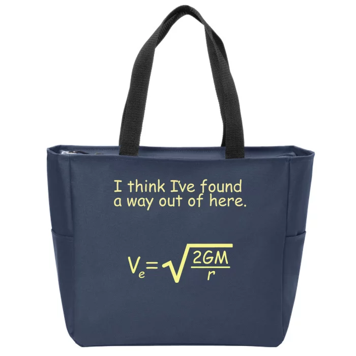 I Think I've Found A Way Out Zip Tote Bag