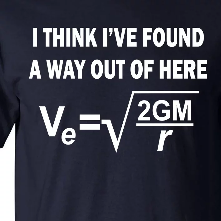 I Think I've Found A Way Out Of Here Tall T-Shirt