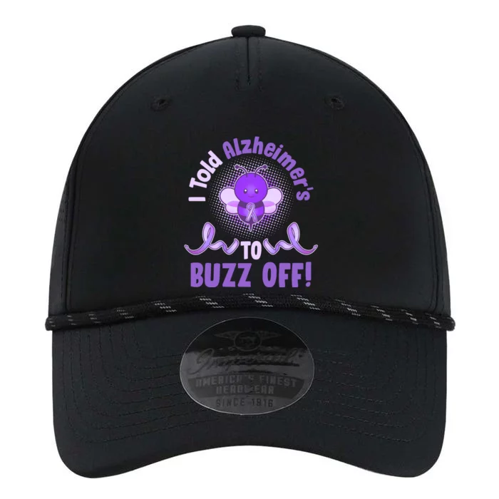 I Told Alzheimer's To Buzz Off Purple Ribbon Bee Performance The Dyno Cap