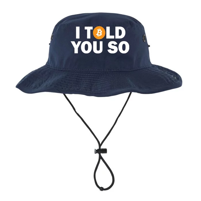 I Told You So Funny Bitcoin Legacy Cool Fit Booney Bucket Hat