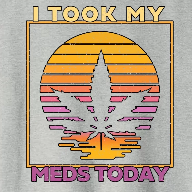 I Took My Meds Today Medical Marijuana Women's Crop Top Tee