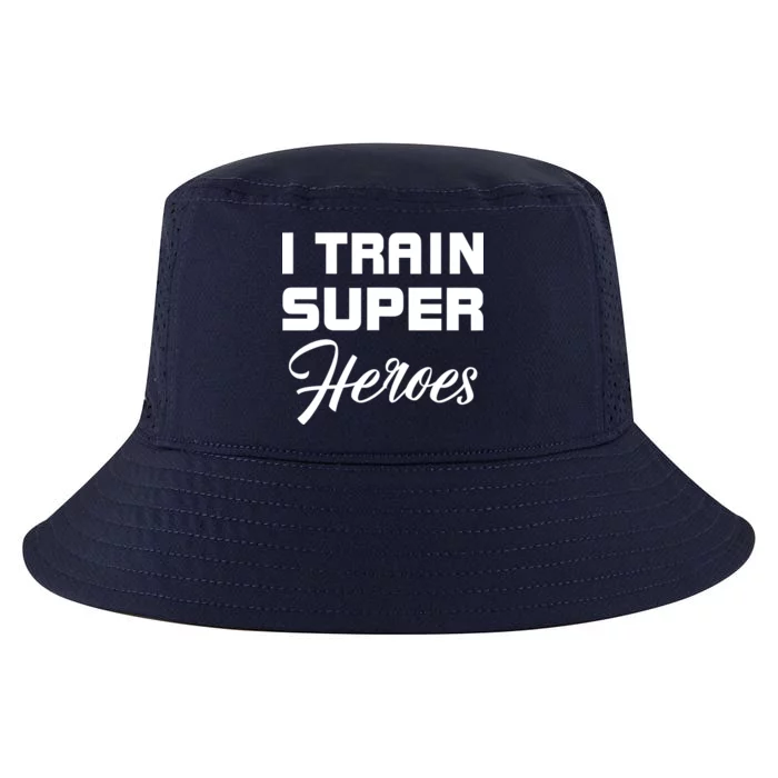 I Train Super Heroes Cool Comfort Performance Bucket Hat