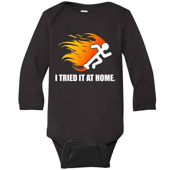 I Tried It At Home Baby Long Sleeve Bodysuit