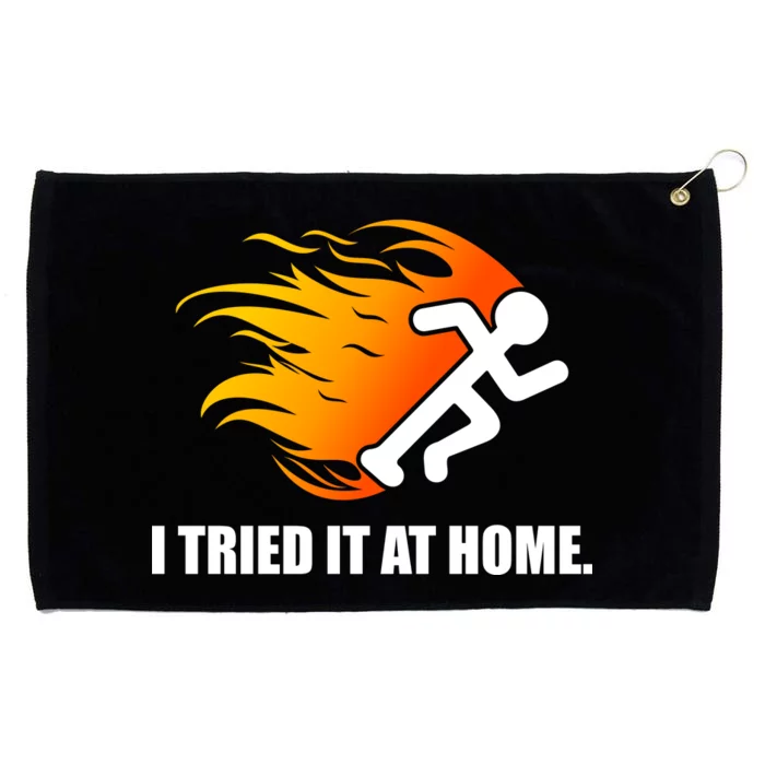 I Tried It At Home Grommeted Golf Towel