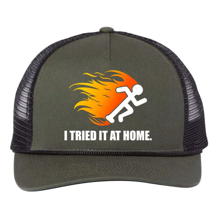 I Tried It At Home Retro Rope Trucker Hat Cap