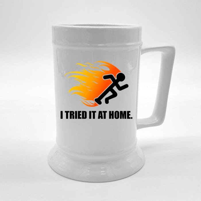 I Tried It At Home Front & Back Beer Stein