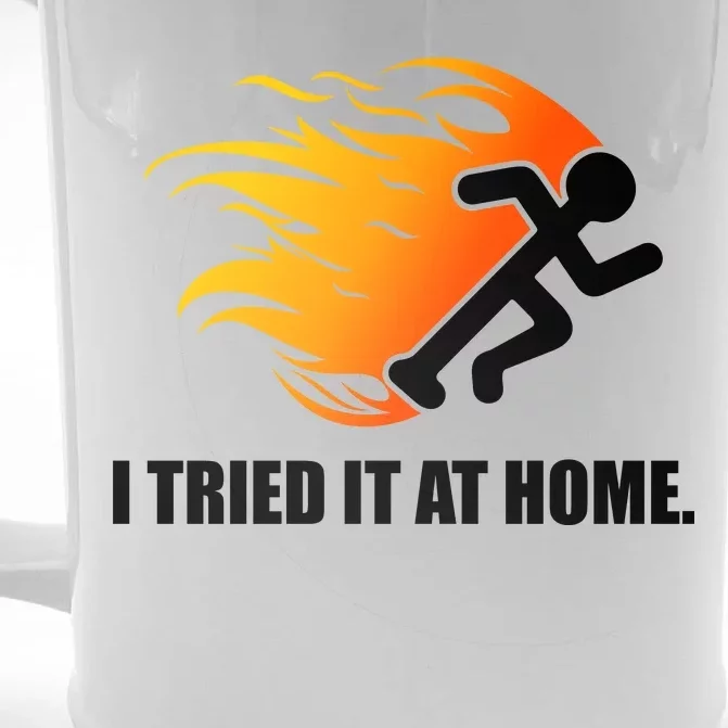 I Tried It At Home Front & Back Beer Stein