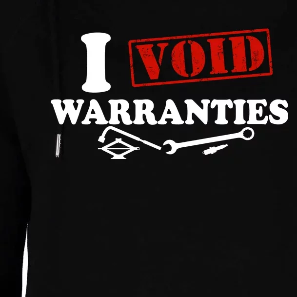 I Void Warranties Womens Funnel Neck Pullover Hood