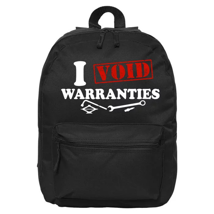 I Void Warranties 16 in Basic Backpack