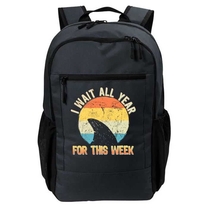 I Wait All Year For This Week Vintage Shark Daily Commute Backpack