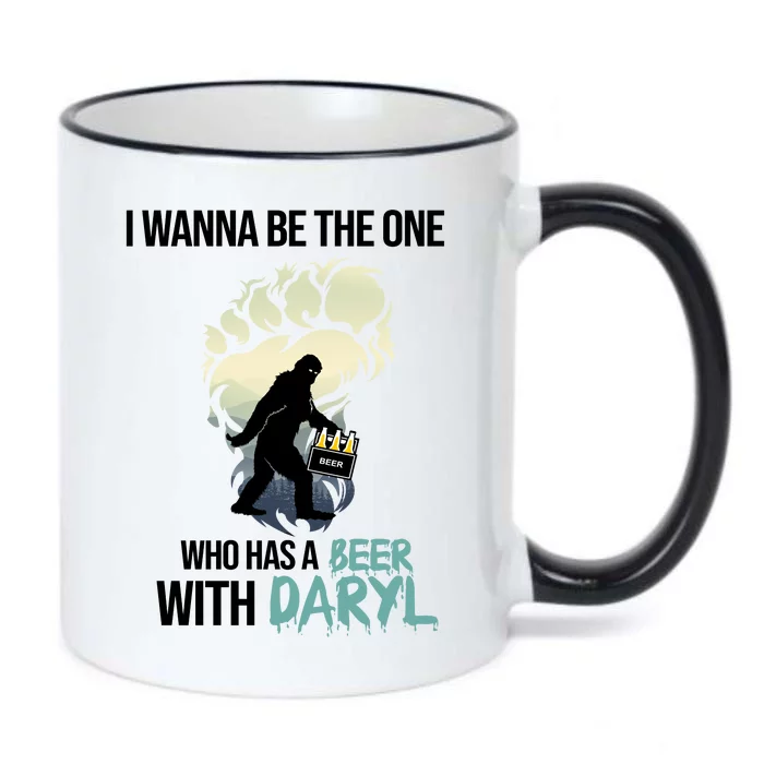 I Wanna Be The One Who Has A Beer With Daryl Black Color Changing Mug