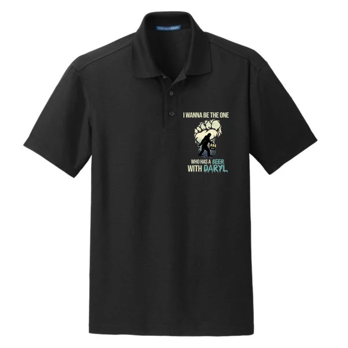 I Wanna Be The One Who Has A Beer With Daryl Dry Zone Grid Performance Polo