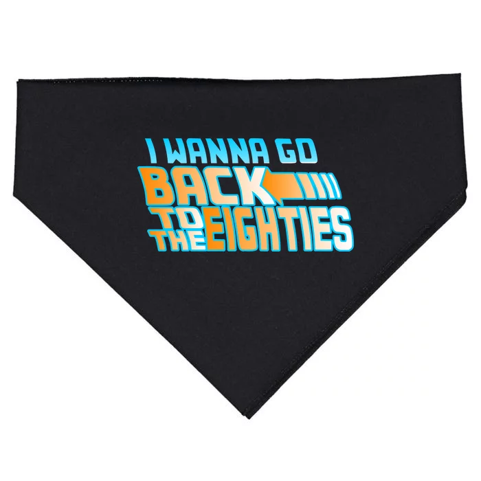 I Wanna Go Back To The 80s USA-Made Doggie Bandana