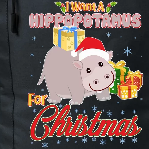 I Want A Hippopotamus for Christmas Classic Song Daily Commute Backpack