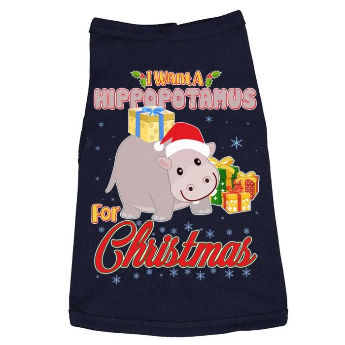 I Want A Hippopotamus for Christmas Classic Song Doggie Tank