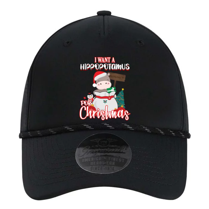 I Want A Hippopotamus For Christmas Ho Ho Ho Performance The Dyno Cap