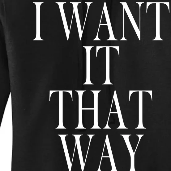 I Want It That Way Funny Music Band Song Women's Pullover Hoodie