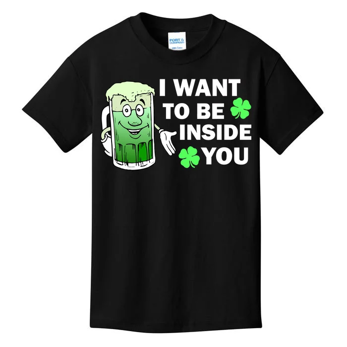 I Want To Be Inside You Beer Kids T-Shirt