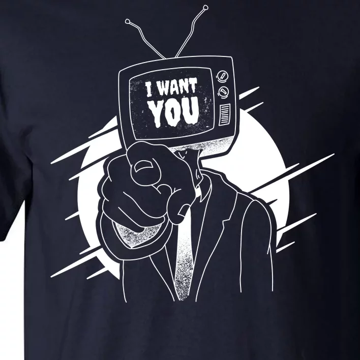 I Want You Television Retro Funny Tall T-Shirt