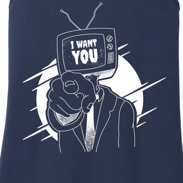 I Want You Television Retro Funny Ladies Essential Tank