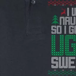 I Was Naughty So I Got This Ugly Christmas Sweater Softstyle Adult Sport Polo