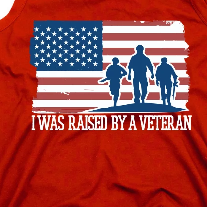 I Was Raised By A Veteran Tank Top