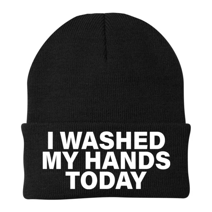 I Washed My Hands Today Knit Cap Winter Beanie