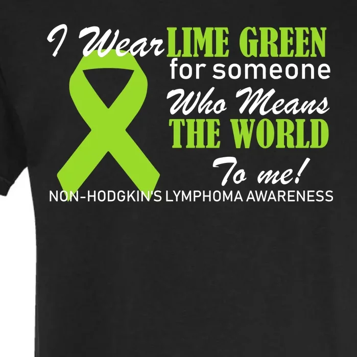 I Wear Lime Green Non-Hodgkin's Lymphoma Garment-Dyed Heavyweight T-Shirt