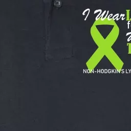 I Wear Lime Green Non-Hodgkin's Lymphoma Softstyle Adult Sport Polo